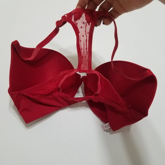 Victoria's Secret Perfect Shape Bra Red Size 34DD - Picture 4 of 7